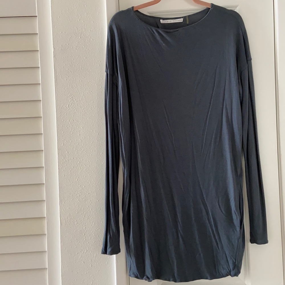 Susana Monaco Charcoal Jersey Dress S